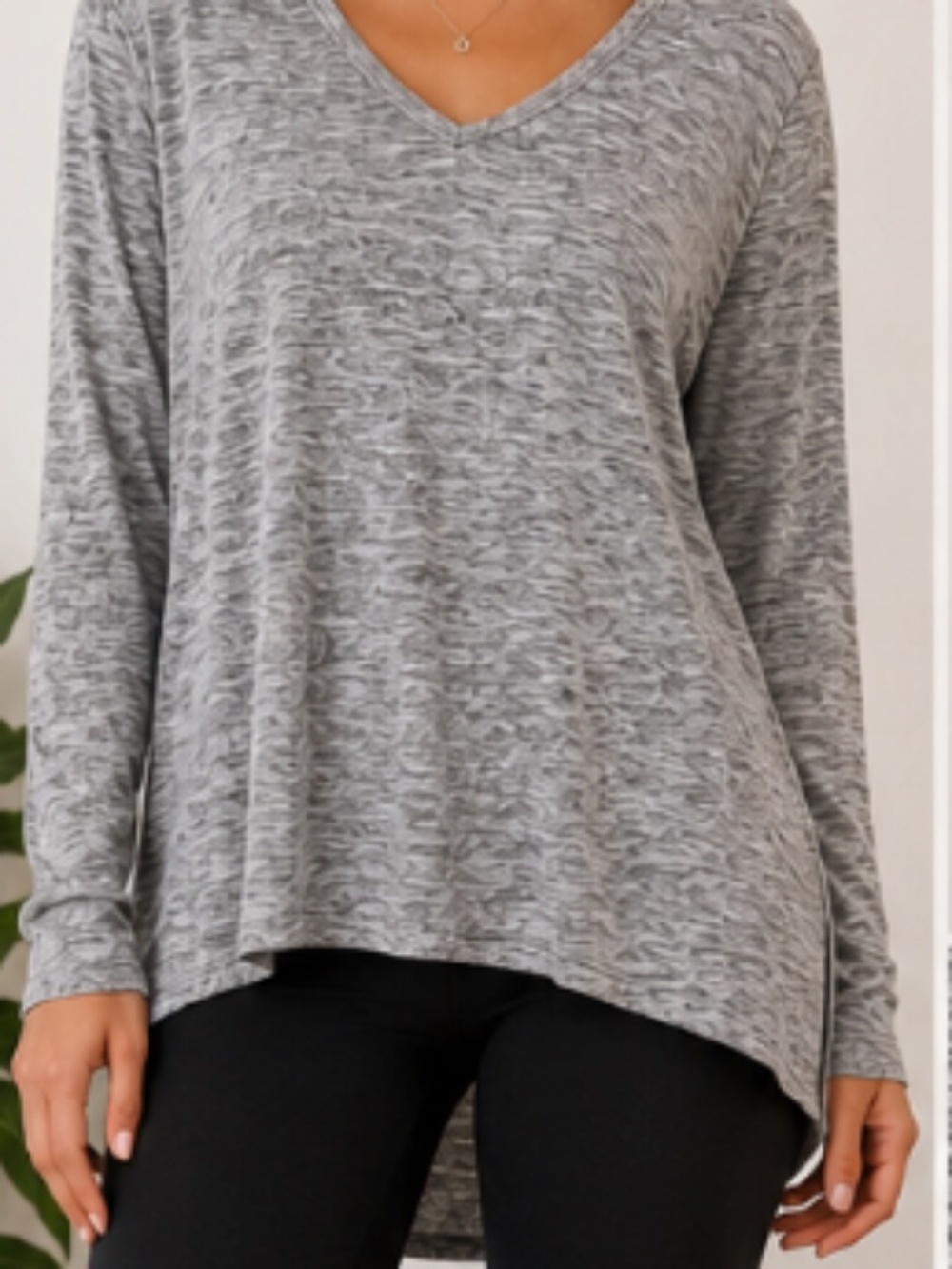 NWT | Juicy Couture | Long Sleeve Gray Comfy Top | Size Large